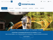 Tablet Screenshot of merivaara.ru